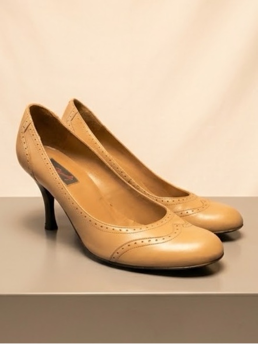 Carvela Carmel Leather Heels